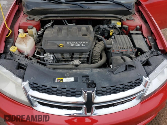 2014 Dodge Avenger SE with VIN 1C3CDZAB8EN110945, listed as a Copart auction lot 59637095 with 94,490 mi miles and Salvage title. Bid and sale history available at DreamBid. Image 11.