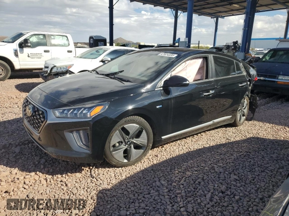 2020 Hyundai Ioniq Limited with VIN KMHC05LC2LU240451, listed as a Copart auction lot 47824335 with 89,633 mi miles and Salvage Title. Bid and sale history available at DreamBid. Image 1.