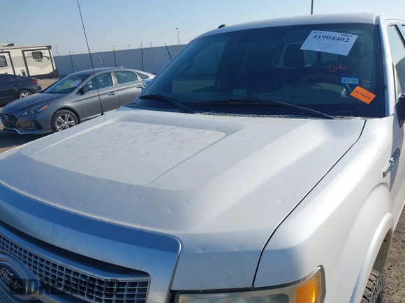 2010 Ford F-150 XL with VIN 1FTFW1EV9AFD87651, listed as a IAAI auction lot 41904402 with 174,333 mi miles. Bid and sale history available at carsss.com. Image 6.