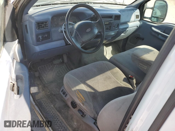 1999 Ford Super Duty F-250 XL with VIN 1FTNF20LXXED61260, listed as a Copart auction lot 59962984 with 396,049 mi miles and Salvage Title. Bid and sale history available at carsss.com. Image 8.