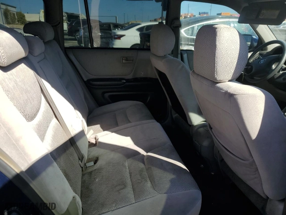 2002 Toyota Highlander with VIN JTEGF21A720054412, listed as a Copart auction lot 73246264 with 164,481 mi miles and Clean Title. Bid and sale history available at carsss.com. Image 10.