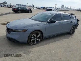 2023 Honda Accord Sport with VIN 1HGCY2F55PA004989, listed as a Copart auction lot 46357515 with 35,093 mi miles and Salvage title. Bid and sale history available at DreamBid. Image 1.