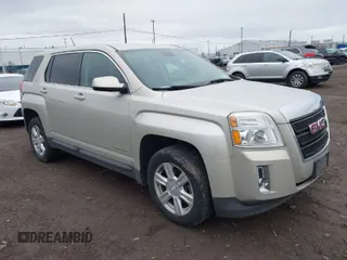 2014 GMC Terrain SLE with VIN 2GKALMEK9E6318683, listed as a IAAI auction lot 42059976 with 137,140 mi miles. Bid and sale history available at carsss.com. Image 1.