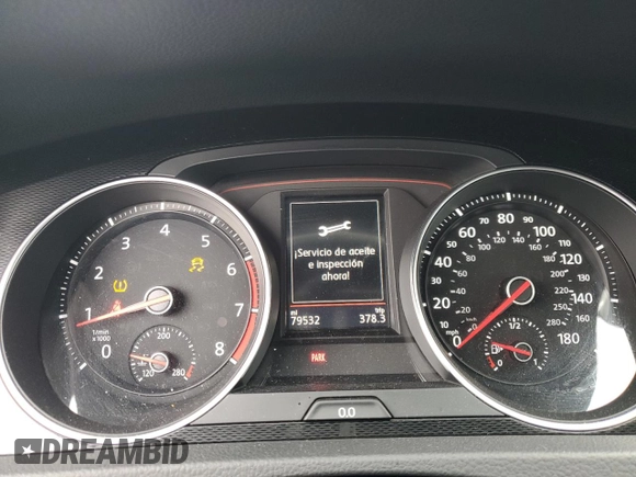 2017 Volkswagen Golf GTI S with VIN 3VW4T7AU3HM010613, listed as a Copart auction lot 44442634 with 79,532 mi miles and Salvage Title. Bid and sale history available at carsss.com. Image 9.