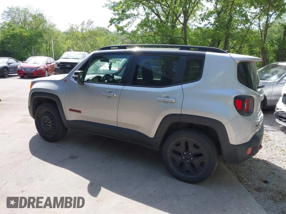 2018 Jeep Renegade Trailhawk with VIN ZACCJBCB3JPG76327, listed as a IAAI auction lot 42299355 with 85,996 mi miles and . Bid and sale history available at DreamBid. Image 14.