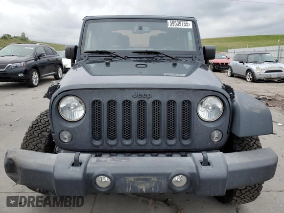 2016 Jeep Wrangler Black Bear with VIN 1C4AJWAGXGL209318, listed as a Copart auction lot 59539755 with 108,306 mi miles and Salvage title. Bid and sale history available at DreamBid. Image 5.