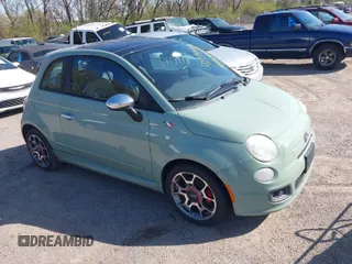 2012 FIAT 500 Sport z VIN 3C3CFFBR4CT114640, wystawiony jako IAAI lot #41994547 z przebiegiem 136 146 mil mil oraz . Historia ofert i sprzedaży dostępna na DreamBid. Obrazek 1.