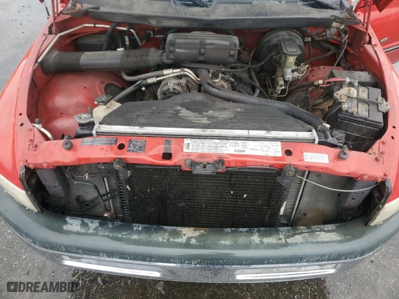 1996 Dodge Ram 1500 with VIN 3B7HC13Z0TG197312, listed as a Copart auction lot 86183864 with 134,343 mi miles and Salvage Title. Bid and sale history available at carsss.com. Image 11.