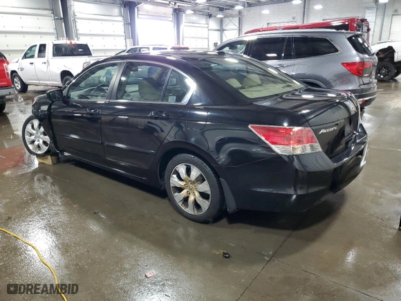 2009 Honda Accord Sdn EX-L with VIN 1HGCP26839A136181, listed as a Copart auction lot 50998135 with 81,935 mi miles and Salvage Title. Bid and sale history available at carsss.com. Image 2.