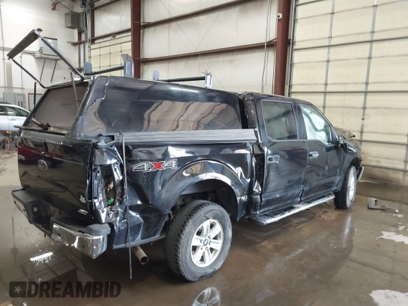 2016 Ford F-150 XLT with VIN 1FTEW1E8XGFC75827, listed as a IAAI auction lot 42393896 with Not provided miles and . Bid and sale history available at DreamBid. Image 4.