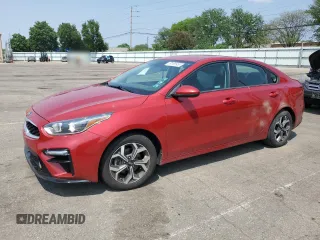 2019 Kia Forte LXS with VIN 3KPF24AD2KE068436, listed as a Copart auction lot 59188955 with 37,826 mi miles and Salvage title. Bid and sale history available at DreamBid. Image 1.