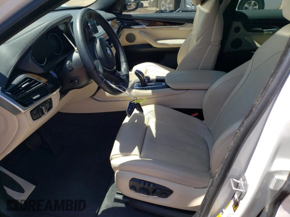 2018 BMW X6 xDrive35i with VIN 5UXKU2C57J0X49264, listed as a Copart auction lot 52534503 with 36,821 mi miles. Bid and sale history available at carsss.com. Image 7.