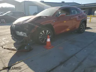 2020 Lexus UX with VIN JTHR9JBH9L2024777, listed as a Copart auction lot 48726805 with 34,462 mi miles and Salvage Title. Bid and sale history available at carsss.com. Image 1.