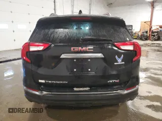 2022 GMC Terrain AT4 with VIN 3GKALYEV1NL231986, listed as a Copart auction lot 45867305 with 29,746 mi miles and Salvage Title. Bid and sale history available at DreamBid. Image 6.