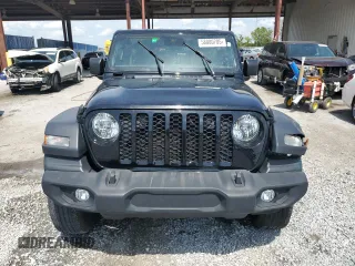 2024 Jeep Wrangler Sport S with VIN 1C4PJXDN2RW153564, listed as a Copart auction lot 58800705 with 19,633 mi miles and Salvage title. Bid and sale history available at DreamBid. Image 5.