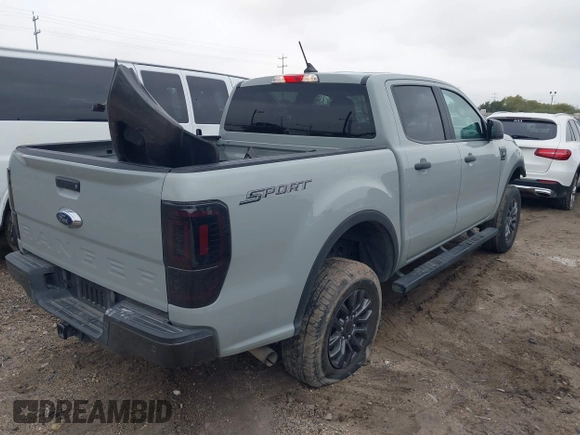 2021 Ford Ranger XL with VIN 1FTER4EH5MLD16886, listed as a IAAI auction lot 41017206 with 54,496 mi miles. Bid and sale history available at carsss.com. Image 4.