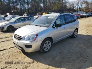 2009 Kia Rondo LX Base with VIN KNAFG528497264717, listed as a Copart auction lot 78735554 with 108,924 mi miles and Clean Title. Bid and sale history available at carsss.com. Image 1.