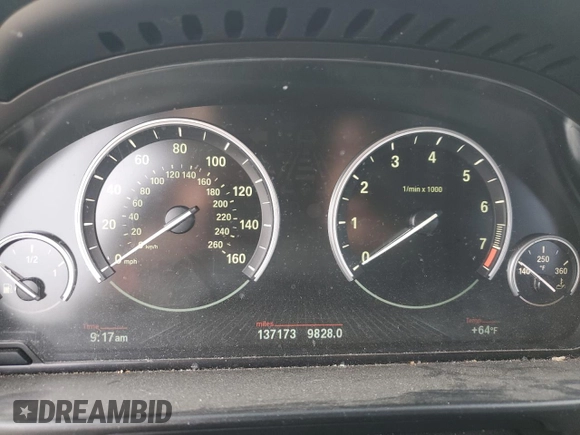 2014 BMW 5 Series 535i xDrive with VIN WBA5B3C59ED533244, listed as a Copart auction lot 49470115 with 137,173 mi miles and Clean Title. Bid and sale history available at carsss.com. Image 9.