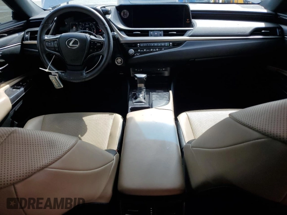 2021 Lexus ES with VIN 58ADZ1B10MU107152, listed as a Copart auction lot 48235555 with 39,221 mi miles and Salvage Title. Bid and sale history available at carsss.com. Image 8.