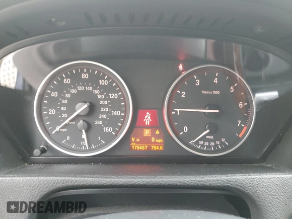 2013 BMW X5 xDrive35i with VIN 5UXZV4C56D0B10291, listed as a Copart auction lot 51728675 with 175,457 mi miles and Salvage Title. Bid and sale history available at carsss.com. Image 9.