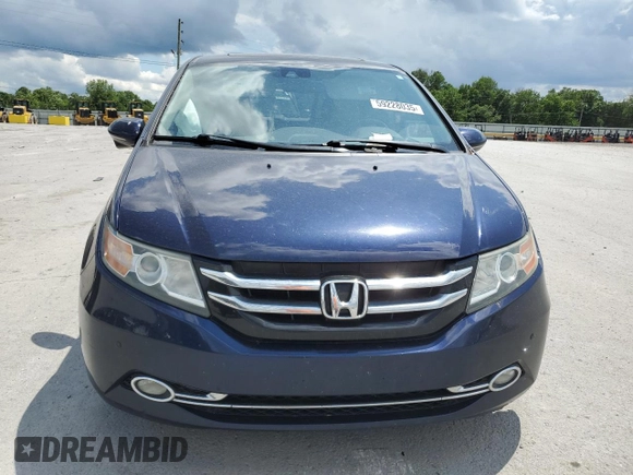 2014 Honda Odyssey Touring with VIN 5FNRL5H95EB044504, listed as a Copart auction lot 59228035 with 259,035 mi miles and Clean title. Bid and sale history available at DreamBid. Image 5.