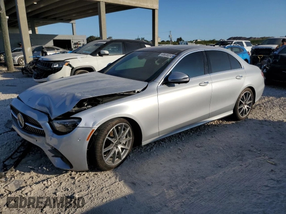 2023 Mercedes-Benz E 450 with VIN W1KZF5KB3PB151016, listed as a Copart auction lot 44630245 with 14,463 mi miles and Salvage Title. Bid and sale history available at DreamBid. Image 1.