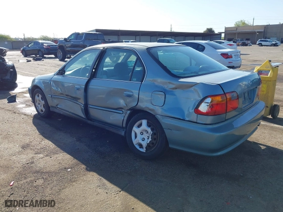 2000 Honda Civic EX with VIN 2HGEJ8643YH583698, listed as a IAAI auction lot 42000622 with 237,379 mi miles. Bid and sale history available at carsss.com. Image 3.