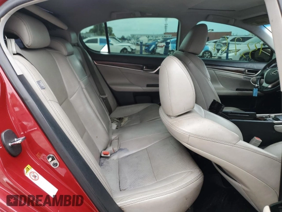 2015 Lexus GS 350 with VIN JTHCE1BL9FA001290, listed as a Copart auction lot 76063404 with 133,261 mi miles and Salvage Title. Bid and sale history available at carsss.com. Image 10.