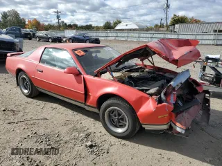 1987 Pontiac Firebird with VIN 1G2FS21H2HN234955, listed as a Copart auction lot 83531684 with Not provided miles and Salvage title. Bid and sale history available at DreamBid. Image 4.