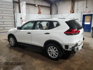 2017 Nissan Rogue SV with VIN KNMAT2MV3HP575466, listed as a Copart auction lot 51775755 with 133,224 mi miles and Salvage Title. Bid and sale history available at carsss.com. Image 2.