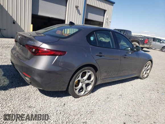 2019 Alfa Romeo Giulia Ti with VIN ZARFANBN9K7601162, listed as a Copart auction lot 53297925 with 55,288 mi miles and Salvage title. Bid and sale history available at DreamBid. Image 3.