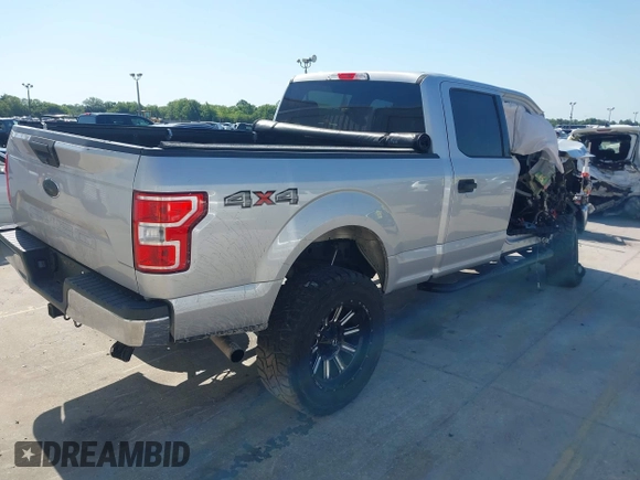 2018 Ford F-150 XL with VIN 1FTFW1E5XJKD38790, listed as a IAAI auction lot 42030996 with 1 mi miles. Bid and sale history available at carsss.com. Image 4.