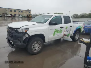 2023 Chevrolet Colorado 2WD Work Truck z VIN 1GCGSBEC7P1209442, wystawiony jako Copart lot #50598025 z przebiegiem 47 683 mil mil oraz Szkoda całkowita • Salvage title. Historia ofert i sprzedaży dostępna na DreamBid. Obrazek 1.