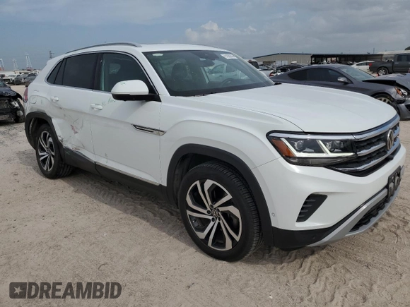 2021 Volkswagen Atlas SEL Premium z VIN 1V2TE2CA1MC220572, wystawiony jako Copart lot #61960534 z przebiegiem 35 929 mil mil oraz Szkoda całkowita • Salvage title. Historia ofert i sprzedaży dostępna na DreamBid. Obrazek 4.