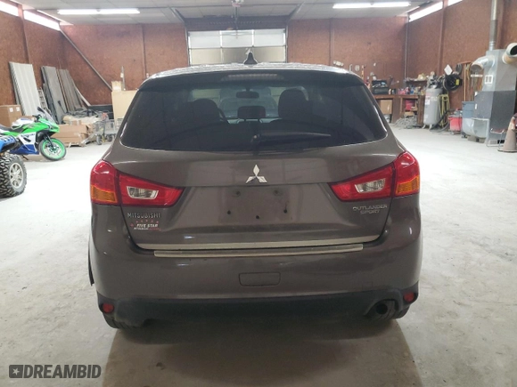 2017 Mitsubishi Outlander Sport ES 2.0 with VIN JA4AP3AU5HZ004565, listed as a Copart auction lot 53265245 with 171,957 mi miles and Salvage Title. Bid and sale history available at carsss.com. Image 6.