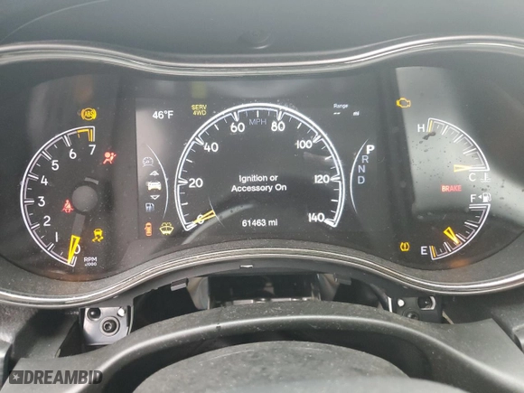 2020 Jeep Grand Cherokee Limited with VIN 1C4RJFBG0LC101608, listed as a Copart auction lot 80886054 with 61,463 mi miles and Salvage Title. Bid and sale history available at carsss.com. Image 9.