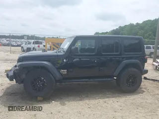 2020 Jeep Wrangler Unlimited Willys with VIN 1C4HJXDN5LW327476, listed as a IAAI auction lot 42128406 with 43,885 mi miles and . Bid and sale history available at DreamBid. Image 13.
