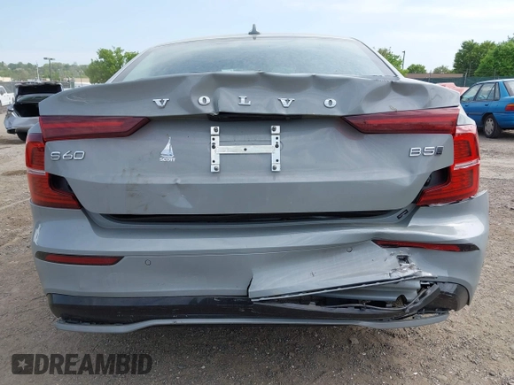 2024 Volvo S60 Plus Dark Theme with VIN 7JRL12TL2RG301001, listed as a IAAI auction lot 42160706 with 13,759 mi miles and . Bid and sale history available at DreamBid. Image 6.
