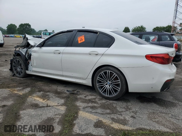 2020 BMW 5 Series with VIN WBAJB1C07LCD44282, listed as a Copart auction lot 60970885 with Not provided miles and Non repairable. Bid and sale history available at DreamBid. Image 2.
