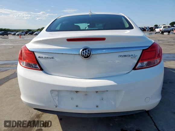 2011 Buick Regal CXL RL2 with VIN W04GP5EC3B1031714, listed as a Copart auction lot 54065455 with 149,582 mi miles and Clean Title. Bid and sale history available at carsss.com. Image 6.