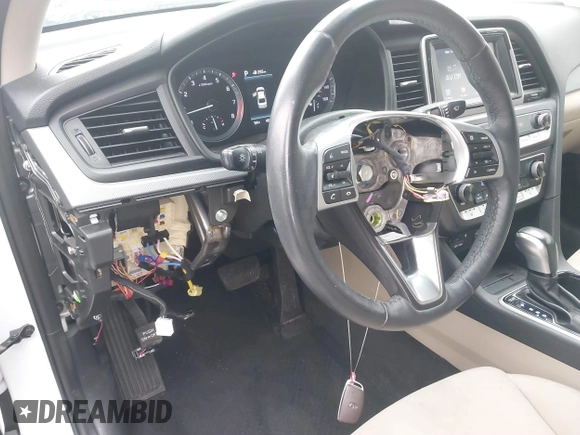 2019 Hyundai Sonata SEL with VIN 5NPE34AF2KH760654, listed as a IAAI auction lot 41877733 with 45,722 mi miles and . Bid and sale history available at DreamBid. Image 18.