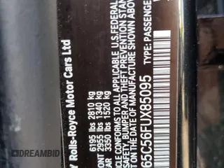 2015 Rolls-Royce Wraith z VIN SCA665C56FUX85095, wystawiony jako Copart lot #75506514 z przebiegiem 18 147 mil mil oraz Szkody całkowita. Historia ofert i sprzedaży dostępna na DreamBid. Obrazek 14.