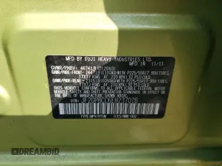 2014 Subaru Crosstrek with VIN JF2GPBCC6EH237016, listed as a Copart auction lot 71286024 with 158,381 mi miles and Salvage title. Bid and sale history available at DreamBid. Image 13.
