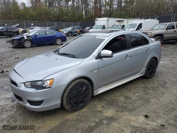 2013 Mitsubishi Lancer SE with VIN JA32V2FW5DU015043, listed as a Copart auction lot 85255194 with 133,654 mi miles and Salvage Title. Bid and sale history available at carsss.com. Image 1.