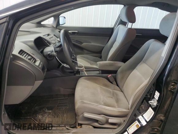 2010 Honda Civic LX with VIN 2HGFA1F53AH557158, listed as a Copart auction lot 53156285 with 139,598 mi miles and Clean Title. Bid and sale history available at DreamBid. Image 7.