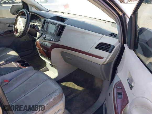 2013 Toyota Sienna XLE with VIN 5TDDK3DC8DS051928, listed as a IAAI auction lot 41857402 with 175,839 mi miles and . Bid and sale history available at DreamBid. Image 5.