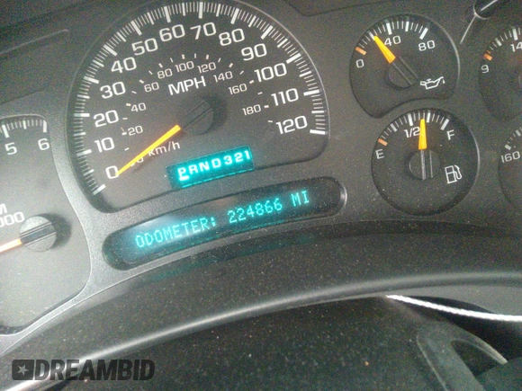 2005 Chevrolet Suburban Z71 with VIN 3GNFK16Z75G282311, listed as a IAAI auction lot 36627568 with 224,866 mi miles and . Bid and sale history available at DreamBid. Image 7.