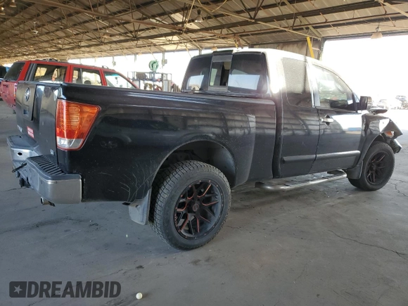 2008 Nissan Titan XE with VIN 1N6BA06C18N305929, listed as a Copart auction lot 86313274 with 194,247 mi miles and Salvage title. Bid and sale history available at DreamBid. Image 3.