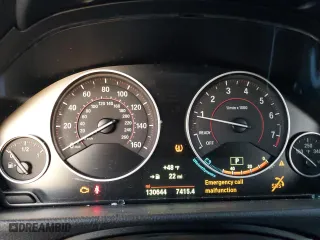 2015 BMW 4 Series 428i xDrive with VIN WBA4C9C5XFD330974, listed as a Copart auction lot 80738054 with 130,644 mi miles and Salvage Title. Bid and sale history available at carsss.com. Image 9.