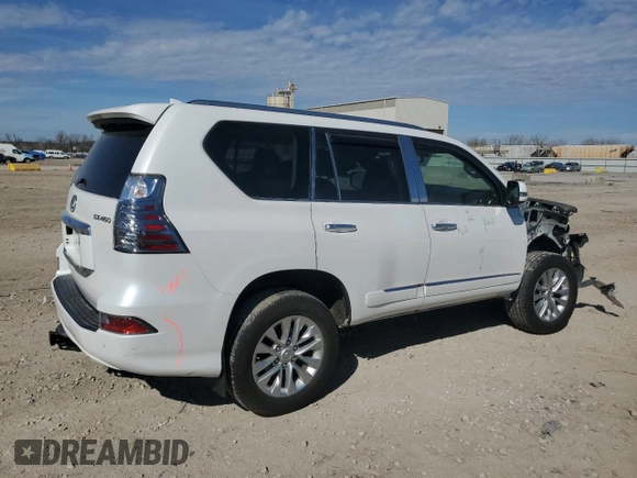 2017 Lexus GX with VIN JTJBM7FX6H5166965, listed as a Copart auction lot 49814385 with 78,739 mi miles and Salvage Title. Bid and sale history available at carsss.com. Image 3.